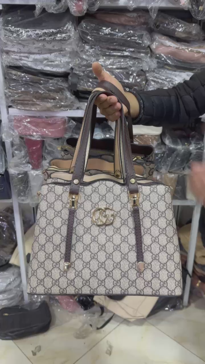 "كوليكشن الهبال وصلت! 👜 ساشي قوشي (Gucci Style) لي كامل راكم تحوسوا عليها، راهي متوفرة الآن!"